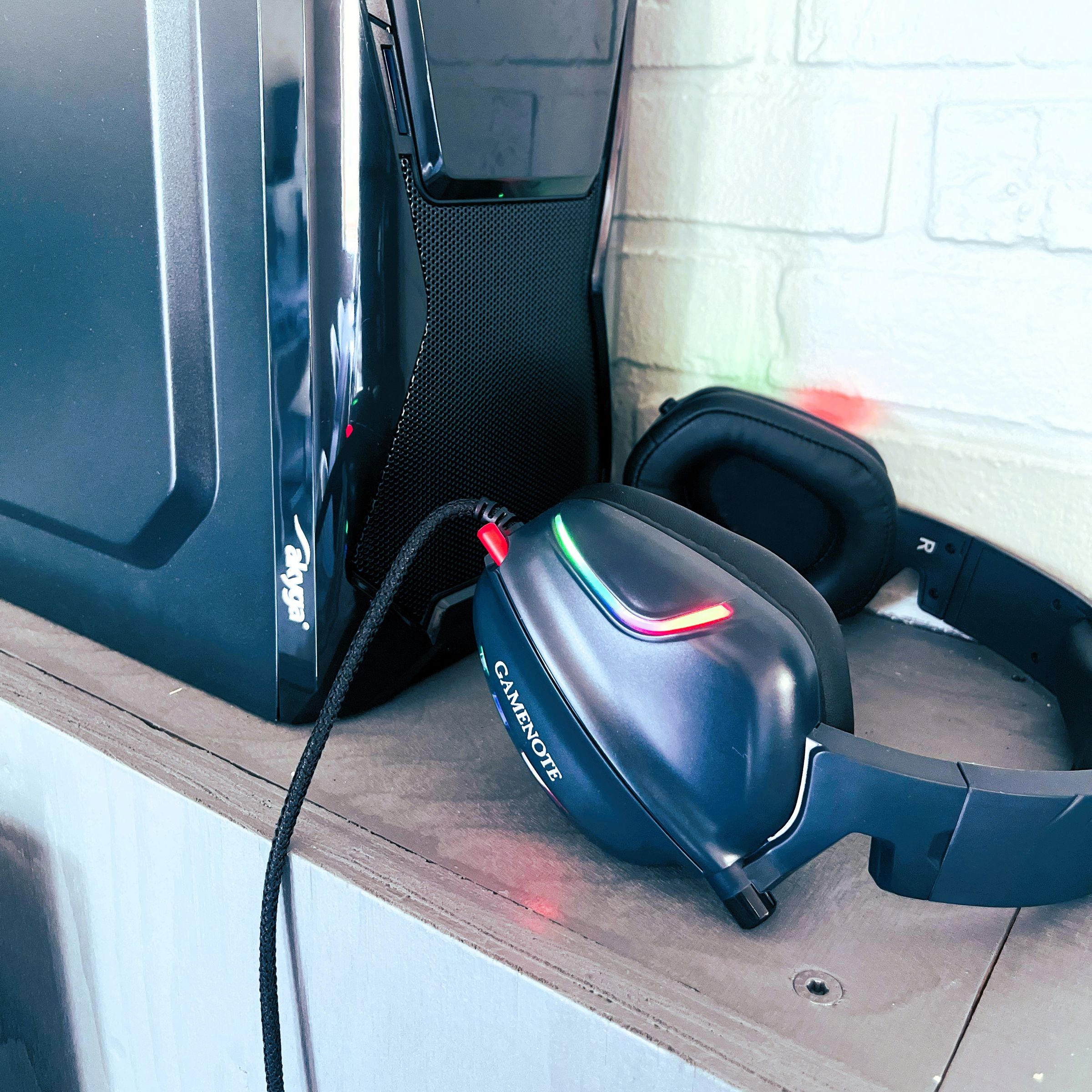 Headset med lys