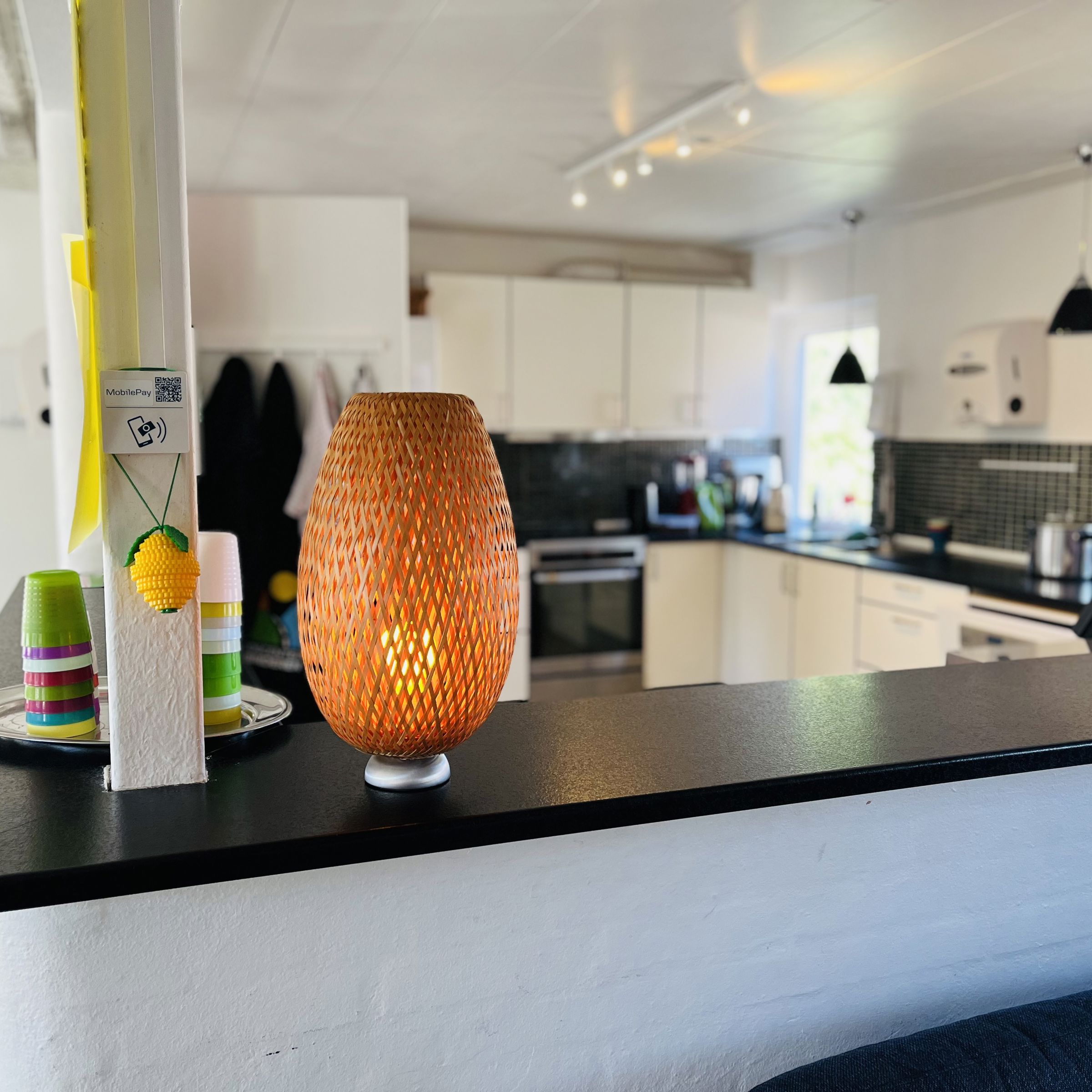 Køkken med vase